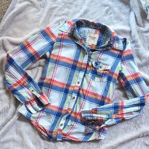 Abercrombie & Fitch Plaid Button Up Shirt